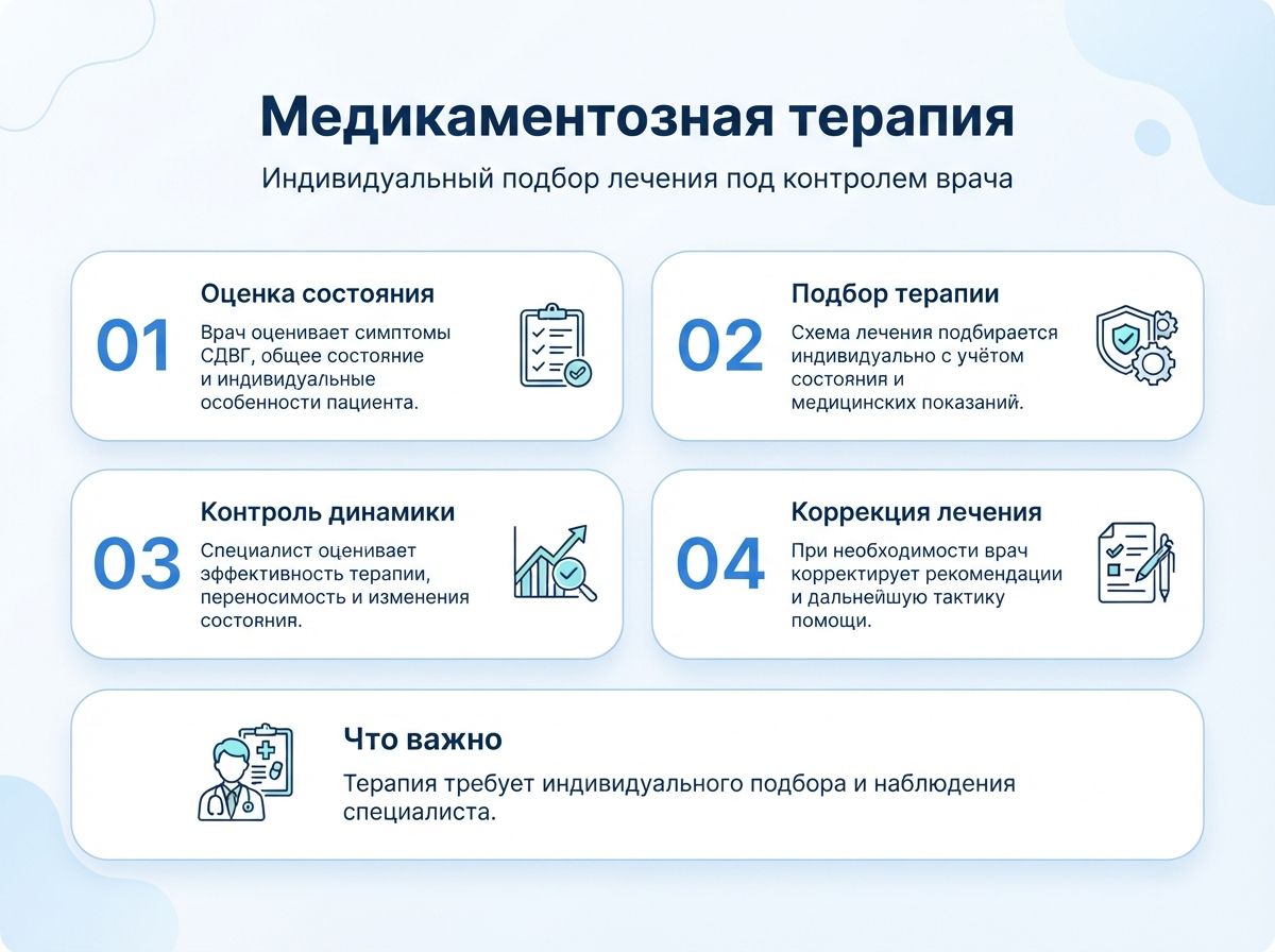 Лечение СДВГ в Сухуми у детей и взрослыхинфографика