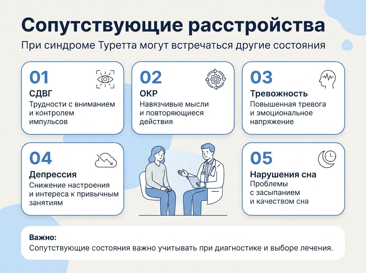 Лечение синдрома Туретта в Сухуми инфографика