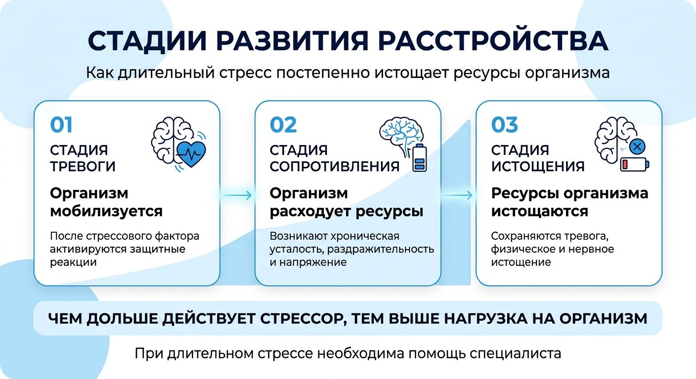 Лечение стресса в Сухуми инфографика